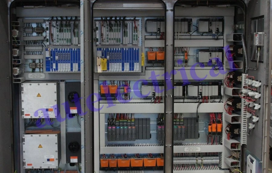 Overall diagram of the plc system component installation cabinet Overall diagram of the plc system component installation cabinet
